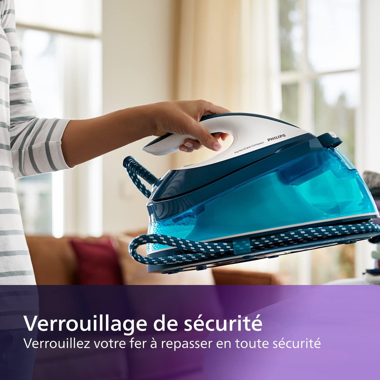 Philips PerfectCare Compact Plus Centrale Vapeur - 2400W, 400g