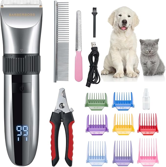Tondeuse de toilettage sans fil pour chien