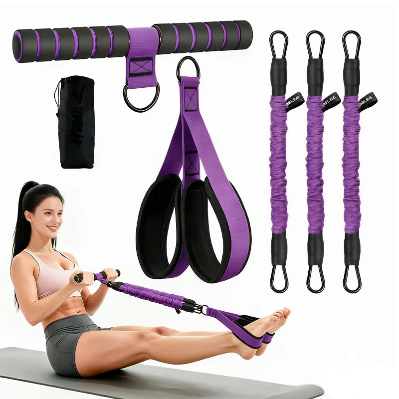 2026 Latest Upgraded Version of the Adjustable Resistance Soft Foot Pedal Multi-Functional Resistance Band, Suitable for Sit-Ups