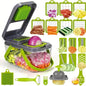 22 in 1 Multifunctional Vegetable Chopper Onion Grater Carrot Potato Shredder Fruit Slicer Garlic Chopper Kitchen Gadget Tool