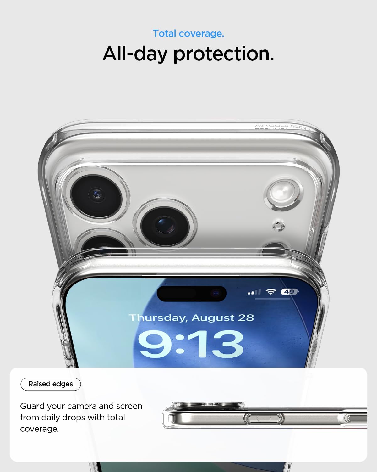 Spigen Coque pour iPhone 17 Pro Max, Ultra Hybrid