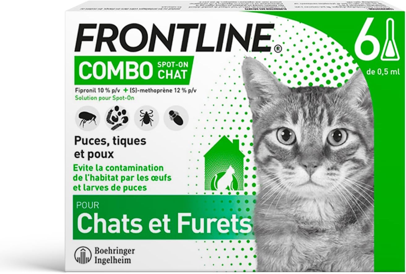 FRONTLINE Combo Chat - Anti Puces, Tiques &amp; Poux