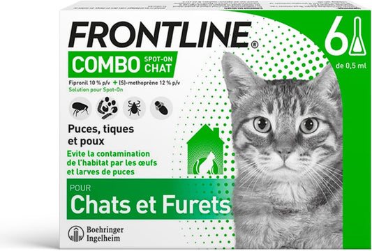 FRONTLINE Combo Chat - Anti Puces, Tiques &amp; Poux