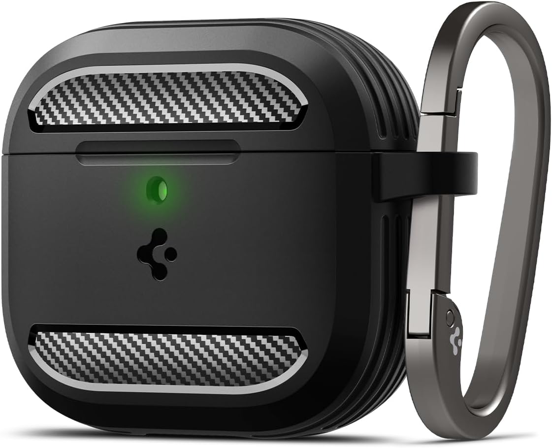 Spigen Rugged Armor Coque Compatible avec AirPods 4