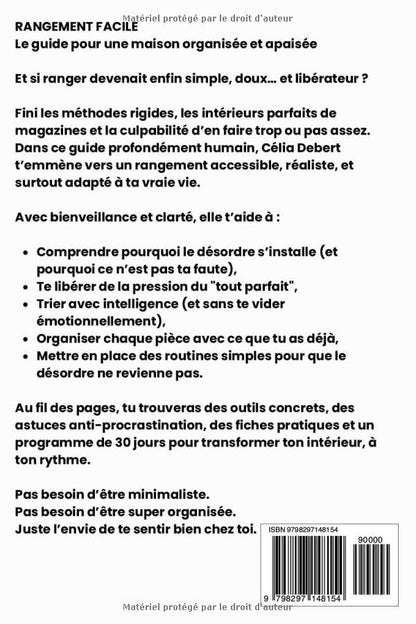 RANGEMENT FACILE – Le guide pour une maison organisée