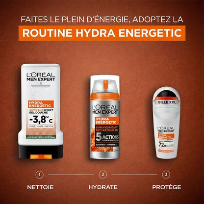 L'Oréal Paris Men Expert Hydra Energetic Kit Complet Anti-Fatigue Homme
