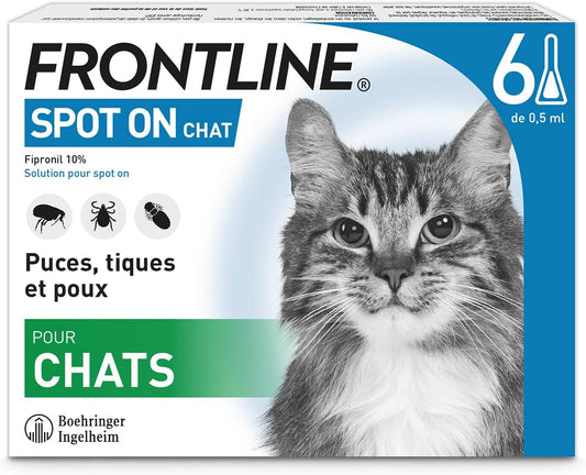 FRONTLINE Spot On Chat - Anti Puces, Tiques &amp; Poux