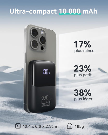 INIU Batterie Externe, Mini 10000mAh 22.5 W Power Bank Charge Rapide