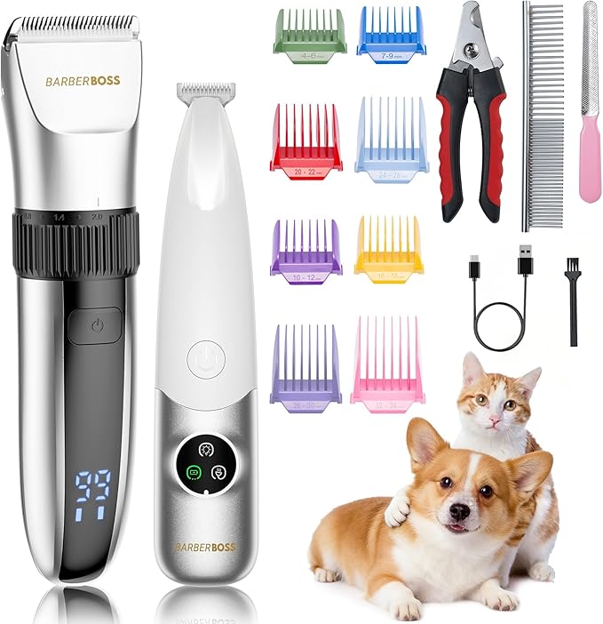 Tondeuse de toilettage sans fil pour chien