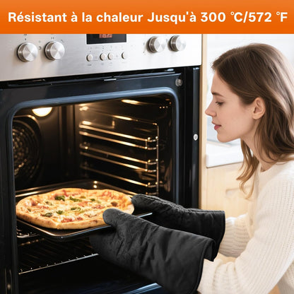 Lot de 4 Gant Four Maniques Cuisine