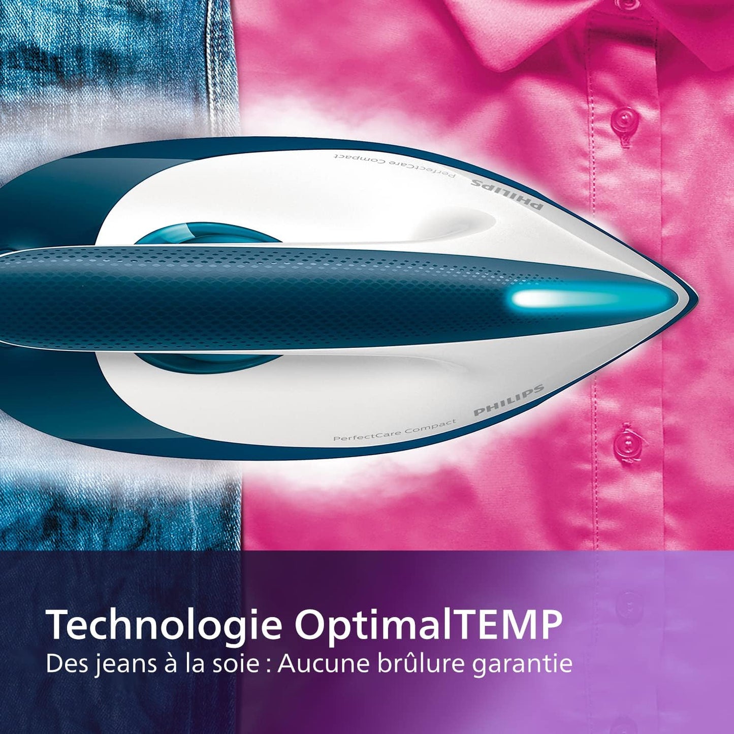 Philips PerfectCare Compact Plus Centrale Vapeur - 2400W, 400g