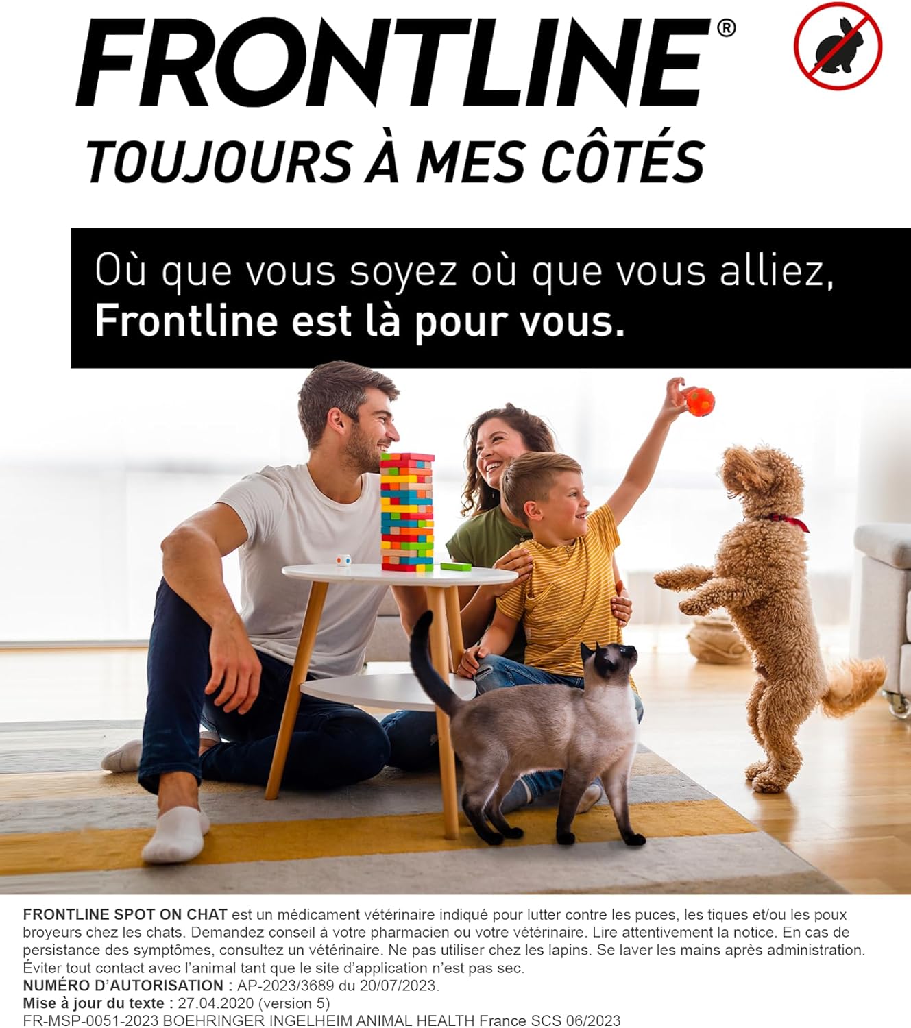 FRONTLINE Spot On Chat - Anti Puces, Tiques &amp; Poux
