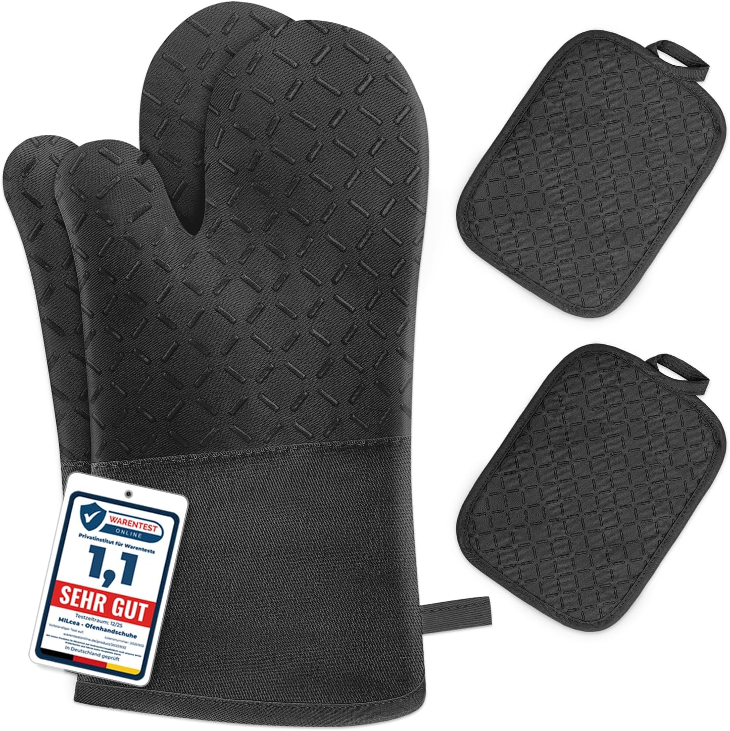 Lot de 4 Gant Four Maniques Cuisine