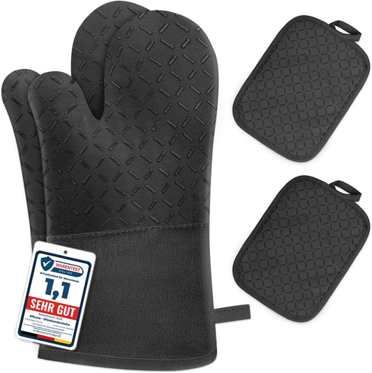 Lot de 4 Gant Four Maniques Cuisine