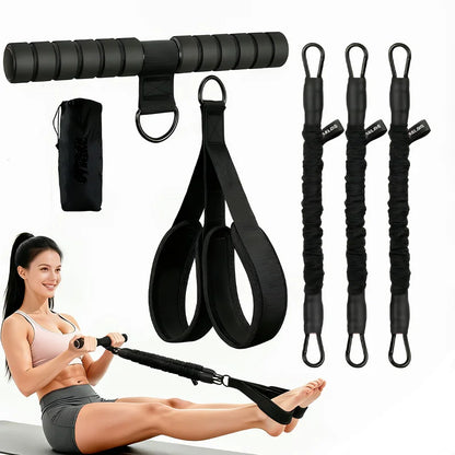 2026 Latest Upgraded Version of the Adjustable Resistance Soft Foot Pedal Multi-Functional Resistance Band, Suitable for Sit-Ups