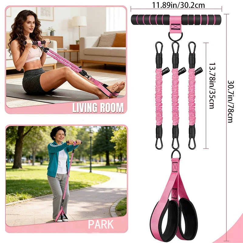 2026 Latest Upgraded Version of the Adjustable Resistance Soft Foot Pedal Multi-Functional Resistance Band, Suitable for Sit-Ups