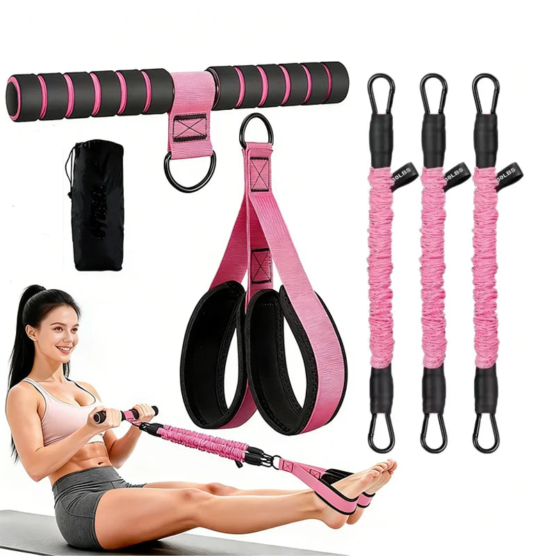 2026 Latest Upgraded Version of the Adjustable Resistance Soft Foot Pedal Multi-Functional Resistance Band, Suitable for Sit-Ups